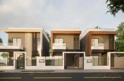 Elegante geminado em construção localizado no bairro itacolomi
