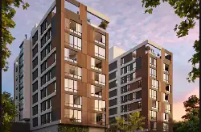 Moderno apartamento em construção no bairro santo antônio