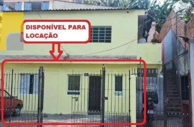 Casa com 1 dormitório para alugar por r$ 650,00/mês - parque continental ii - guarulhos/sp