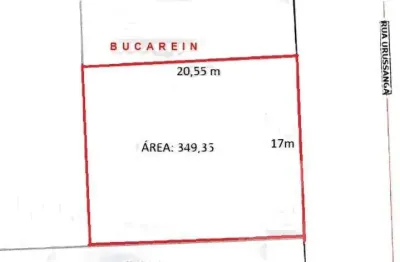 Terreno à venda na Rua Urussanga, 1276, Bucarein, Joinville
