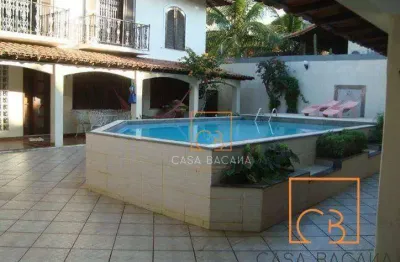 Casa com 5 dormitórios à venda, 350 m² por r$ 2.800.000,00 - jardim machado - cabo frio/rj