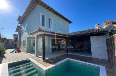 Casa com 5 dormitórios à venda, 300 m² por r$ 1.600.000,00 - balneário - são pedro da aldeia/rj