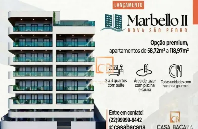Apartamento com 2 dormitórios à venda, 73 m² por R$ 369.000 - Nova São Pedro - São Pedro da Aldeia/RJ
