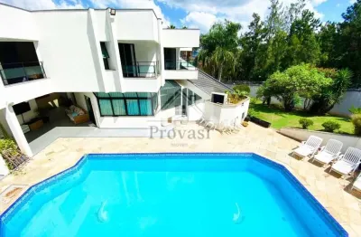 Alphaville residencial 10 (santana de parnaíba) - casa alphaville tamboré  10 - semi nova - com vista para reserva e total privacidade