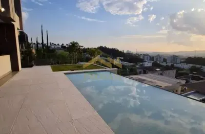 Tamboré 10 (santana de parnaíba) - magnífica casa 4 suítes - 555m² - r$8.600.000,00 - tamboré 10