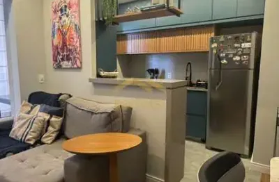 Ápice park - venda - apartamento com 52m - mobiliado - 2 dormitórios em greenvaley - alphaville/barueri - sp