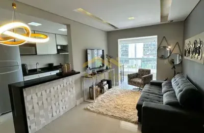 Edifício glass - locação - ed. glass - apartamento com 67m e 2 dormitórios - totalmente mobiliado