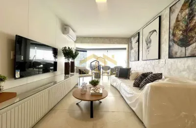 Oka mamoré - apartamento mobiliado com 124m e 3 suítes para locação em edifício oka mamoré, barueri, sp