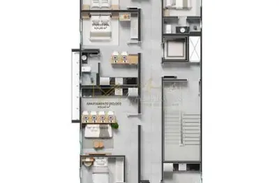 Lançamento viva mar studios a 300 metros da praia em ingleses florianópolis