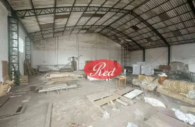 Galpão para alugar, 625 m² por r$ 12.000,00/mês - vila amorim - suzano/sp