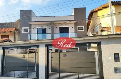 Casa (sobrado) com 3 dormitórios (1 suíte) à venda, 107 m² por r$ 595.000 - mogi moderno - mogi das cruzes/sp
