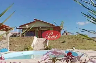 Chácara com 3 dormitórios à venda, 1000 m² por r$ 420.000,00 - rio acima - atibaia/sp