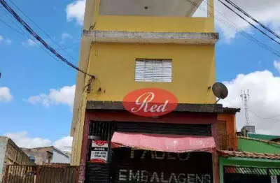 Casa com 1 dormitório para alugar, 100 m² por r$ 800,00/mês - jardim revista - suzano/sp
