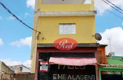 Casa com 1 dormitório para alugar, 100 m² por r$ 800,00/mês - jardim revista - suzano/sp