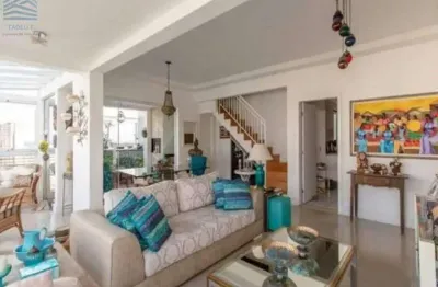 Cobertura para venda ou locação, 3 dorms, 3 vagas no alto da boa vista