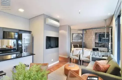 Apartamento para venda ou locação, 1 dorm, 2 vagas na vila olímpia