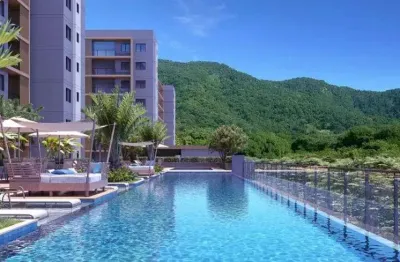 Apartamento garden de 2 quartos, sendo 1 suíte, no pontal oceânico