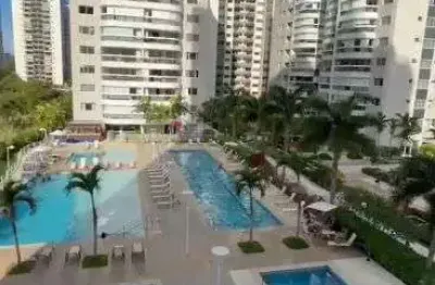 Apartamento com 115 m com 3 quartos sendo uma suíte com 2 reversível no ilha pura barra da tijuca