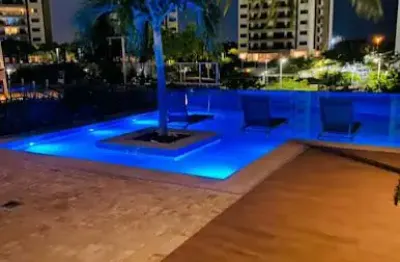 Cobertura duplex dois quartos com churrasqueira e piscina privativa com vista mar na barra da tijuca