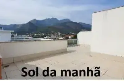 Cobertura duplex com churrasqueira a carvão para aluguel e venda possui 122 m2 com 2 suítes em anil