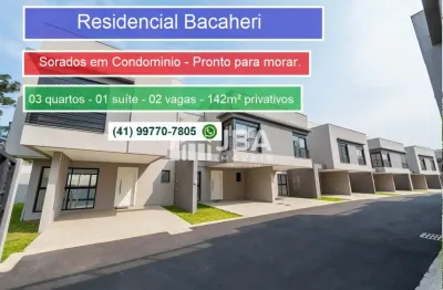No tingui, sobrados prontos para morar a partir de 139m²