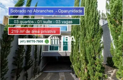 Casa com 3 quartos à venda na Rua Hermenegildo de Lara, 198, Abranches, Curitiba