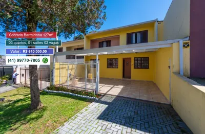 Sobrado dos seus sonhos está  no bairro  barreirinha.127,46m²