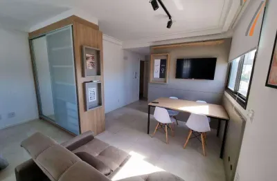Studio com 1 dormitório, 36 m² - venda por r$ 599.000,00 ou aluguel por r$ 4.138,85/mês - coqueiros - florianópolis/sc