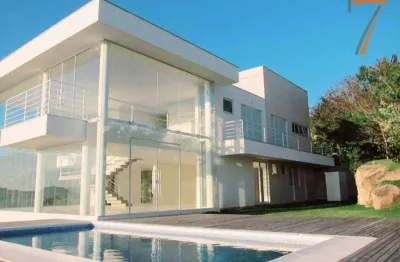 Casa com 3 dormitórios à venda, 461 m² por r$ 5.500.000,00 - cacupé - florianópolis/sc
