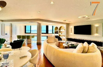 Apartamento com 3 dormitórios à venda, 250 m² por r$ 4.950.000,00 - beira mar - florianópolis/sc