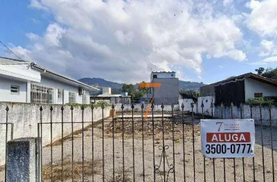 Terreno para alugar, 300 m² por r$ 5.000,00/mês - centro - biguaçu/sc