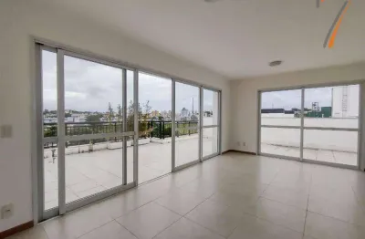 Cobertura com 3 dormitórios para alugar, 190 m² por r$ 9.221,33/mês - abraão - florianópolis/sc