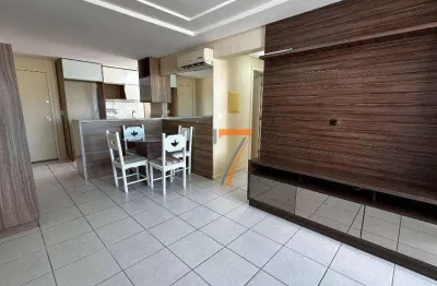 Apartamento com 2 dormitórios para alugar, 70 m² por r$ 3.703,00/mês - barreiros - são josé/sc