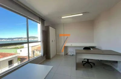 Sala para alugar, 30 m² por r$ 2.060,25/mês - estreito - florianópolis/sc
