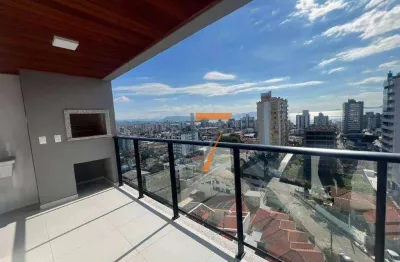 Apartamento com 1 dormitório para alugar, 64 m² por r$ 4.075,00/mês - barreiros - são josé/sc