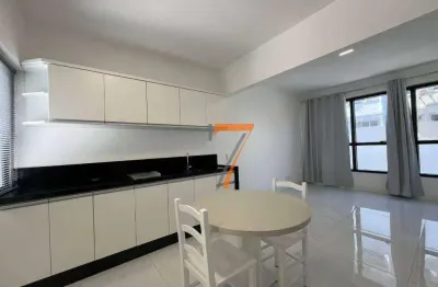 Apartamento com 1 dormitório para alugar, 42 m² por r$ 4.380,00/mês - centro - florianópolis/sc