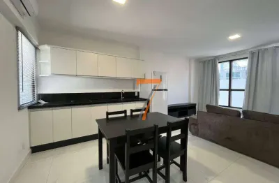 Apartamento com 1 dormitório para alugar, 42 m² por r$ 4.880,00/mês - centro - florianópolis/sc