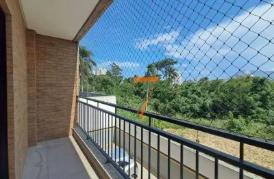 Apartamento com 2 dormitórios para alugar, 64 m² por r$ 2.565/mês - centro - palhoça/sc