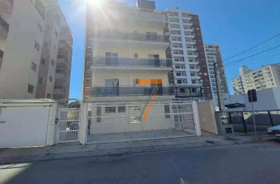 Apartamento com 1 dormitório para alugar, 40 m² por R$ 1.820,67/mês - Barreiros - São José/SC