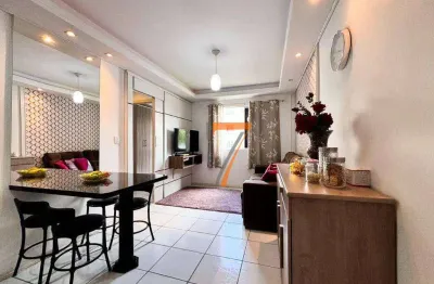 Apartamento com 2 dormitórios à venda, 45 m² por R$ 270.000 - Fundos - Biguaçu/SC