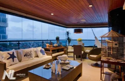 Apartamento alto padrão  com 4 suítes à venda, 449m² - petrópolis - natal/rn