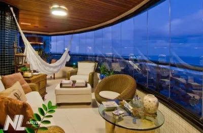 Apartamento alto padrão  com 4 suítes à venda, 449m² - petrópolis - natal/rn