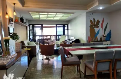 Apartamento com 220m², 3suites no tirol - semi mobiliado, 2vagas cobertas