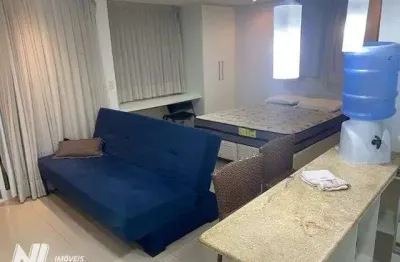 Apartamento com 1 dormitório para alugar, 33 m² por r$ 2.500,00/mês - ponta negr