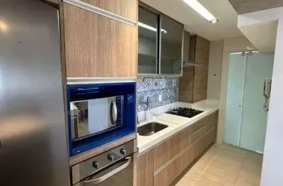 Apartamento 100% mobiliado - no tirol - 2qts + escritório + 2vagas