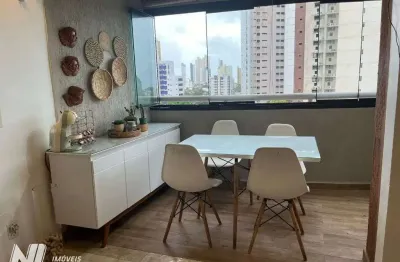 Apartamento em ponta negra - com 123m² - 3 quartos - 2 vagas