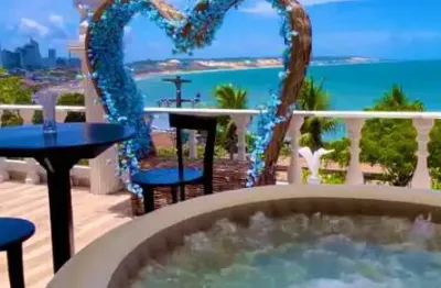 Mansão em ponta negra - vista mar - triplex - 381m² - no lugar mais alto de pont