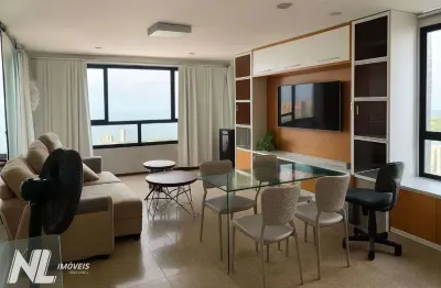 Apartamento vista mar à venda, 57 m² por r$ 410.000 - ponta negra - natal/rn