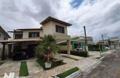 Casa de condomínio fechado, com 326m², 4suites no parque das nações