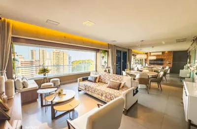 Apartamento mobiliado no tirol - 120m² - 3quartos 2suites - 2vagas - andar alto